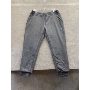 Free Country Sweatpants Mens Large‎ Gray Sherpa Lined Warm Pockets Tapered Leg